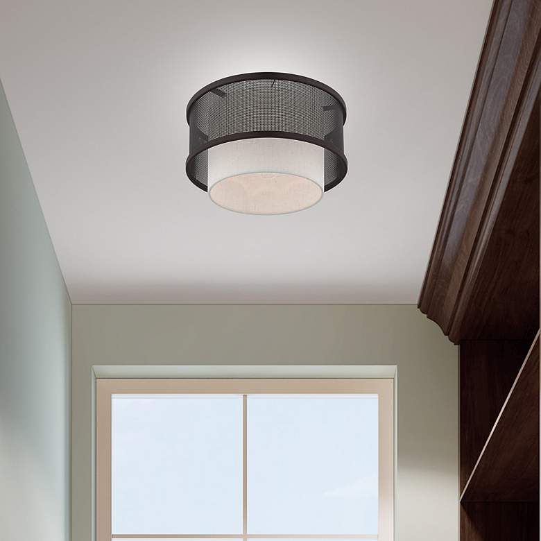 Image 1 Braddock 1 Light Bronze Ceiling Mount