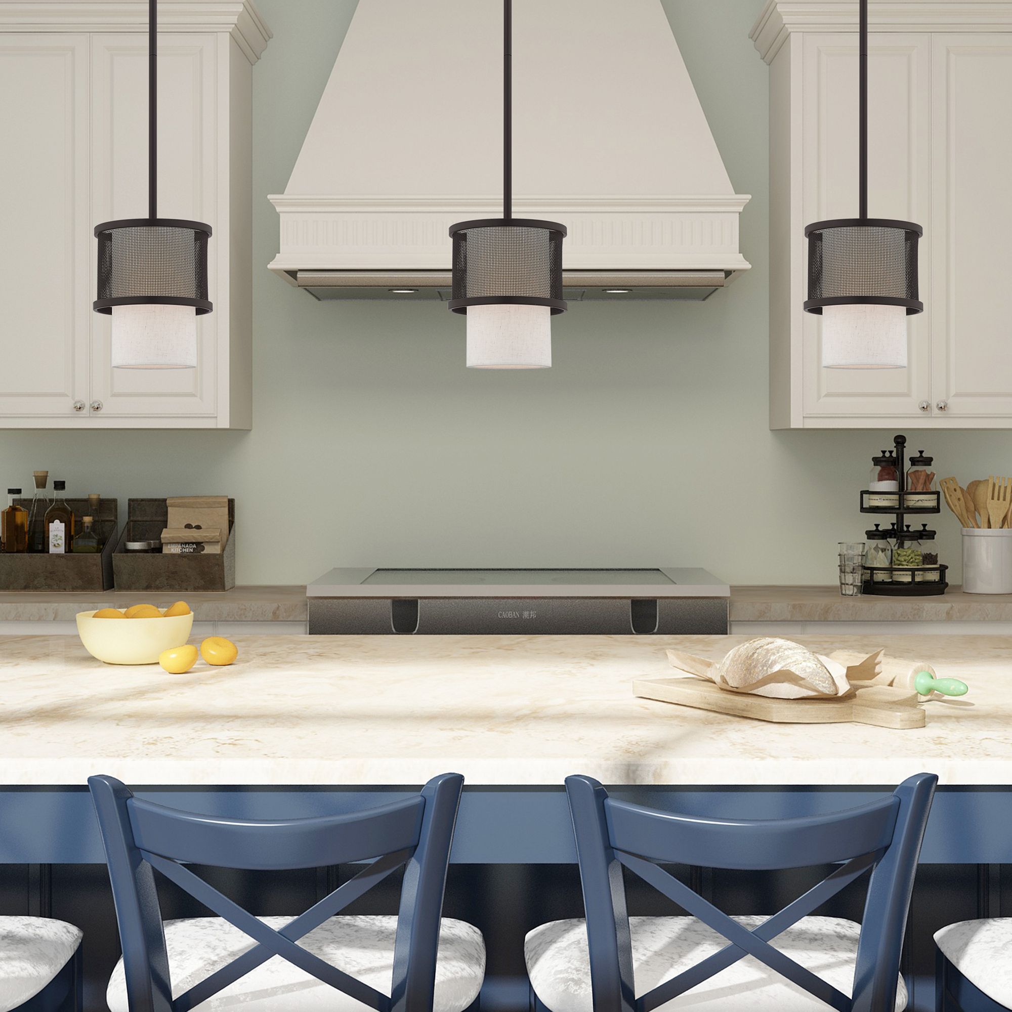 Braddock 1 Light Bronze Mini Pendant