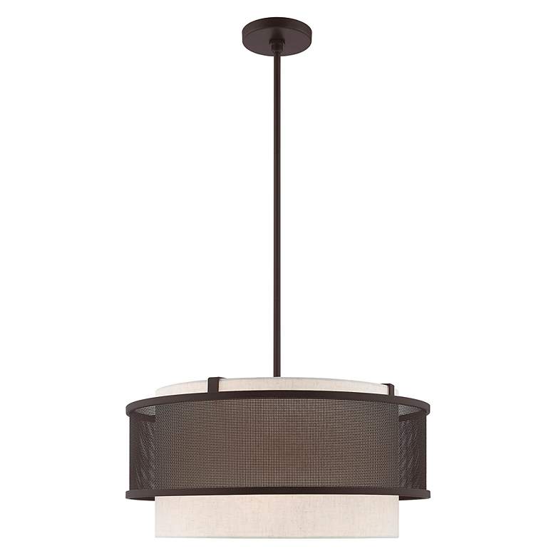 Image 7 Braddock 4 Light Bronze Pendant Chandelier more views