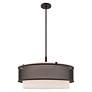 Thumbnail4 of Braddock 5 Light Bronze Pendant Chandelier more views