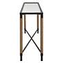 5_Braddock 52" Wide Rustic Iron Rectangular Console Table more views