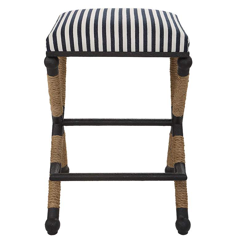 Image 5 Braddock Navy and Cream Counter Stool more views