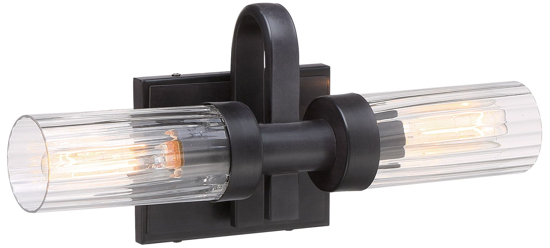 Image 7 Braden 16 in. 2-Light Iron Graphite Bath Bar Vanity Light more views