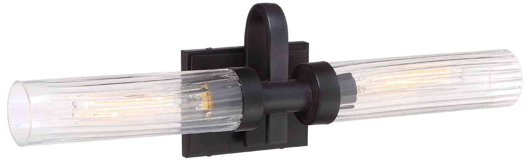 Braden 24 in. 3-Light Iron Graphite Bath Bar Vanity Light