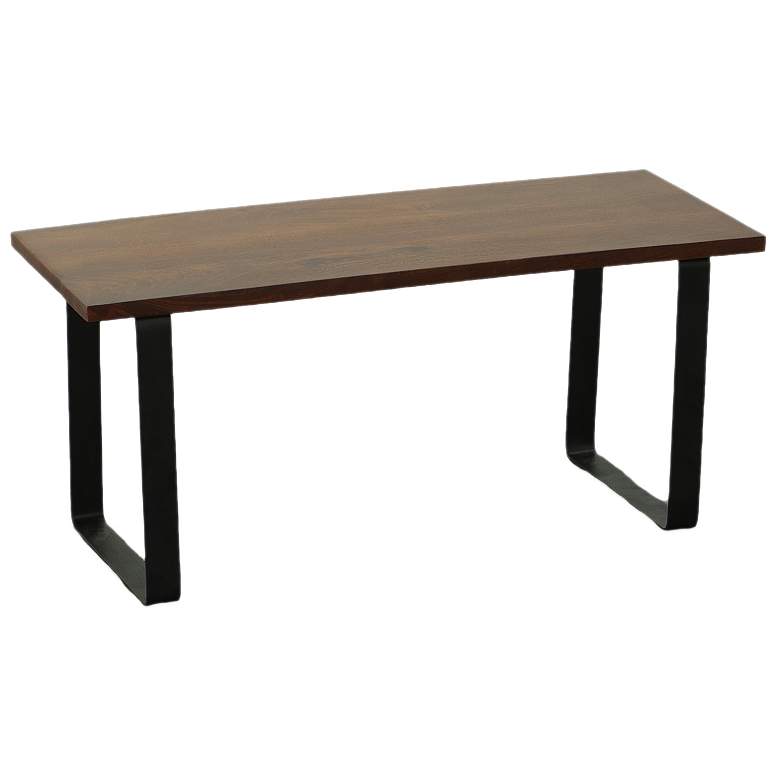 Image 1 Braden Chestnut And Black Bench