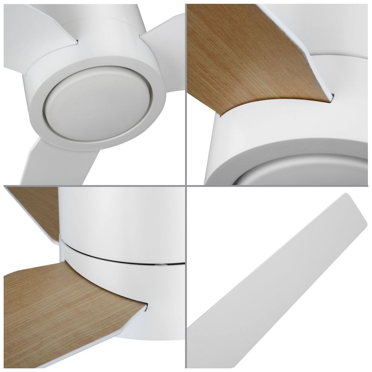 Image 6 Braden Collection 56" Three-Blade Indoor Hugger Ceiling Fan more views