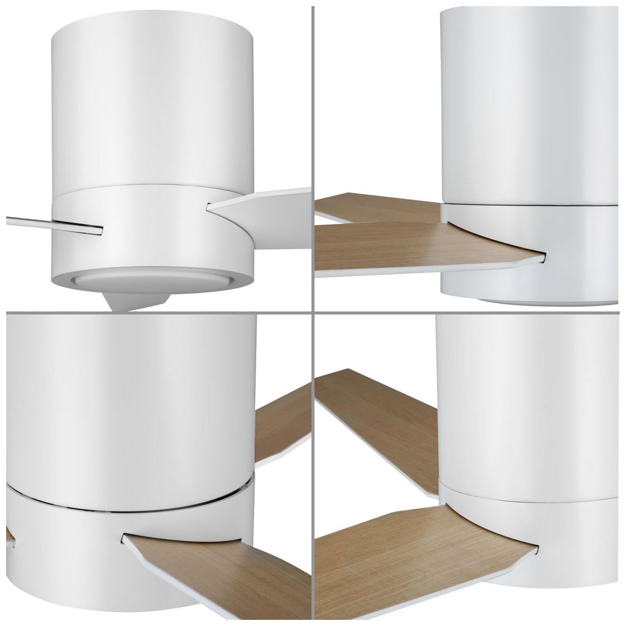 Image 7 Braden Collection 56" Three-Blade Indoor Hugger Ceiling Fan more views