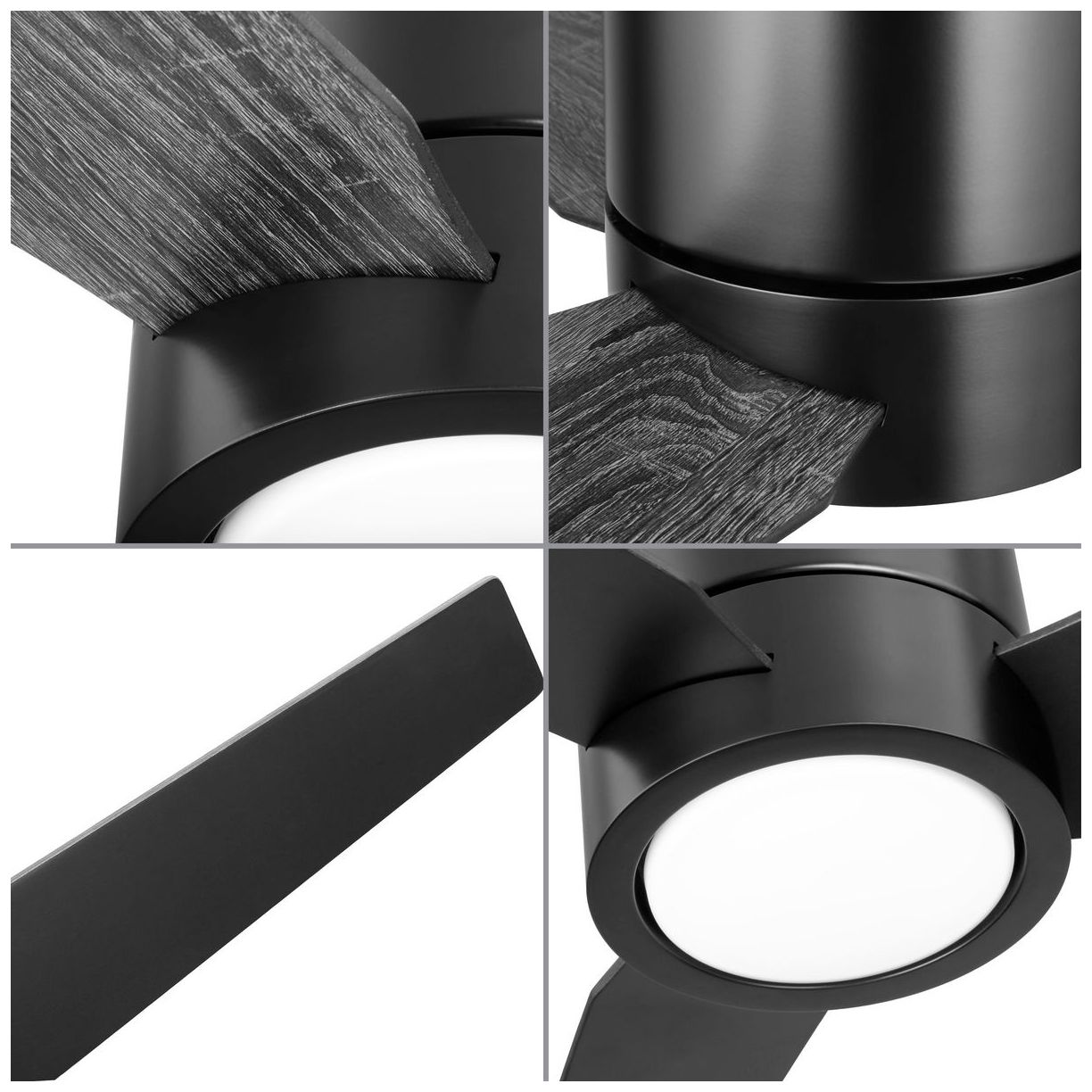 Image 5 Braden Collection 56" Three-Blade Indoor Hugger Ceiling Fan more views