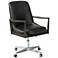 Braden Mid-Century Durango Leather Adjustable Swivel Desk Chair