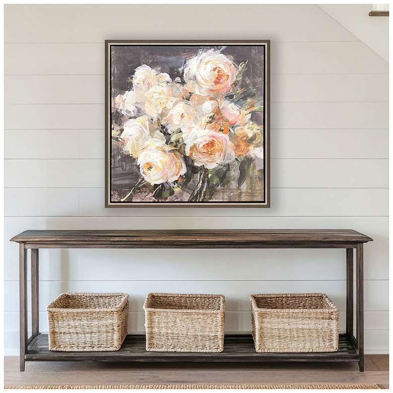 Image 4 Bradene Roses 43"W x 43"H Canvas more views