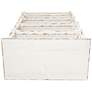 Bradenton 30" Wide Distressed White Wood 5-Shelf Bookcase