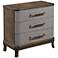 Bradenton 32" Wide Brown 3-Drawer Wood Accent Chest