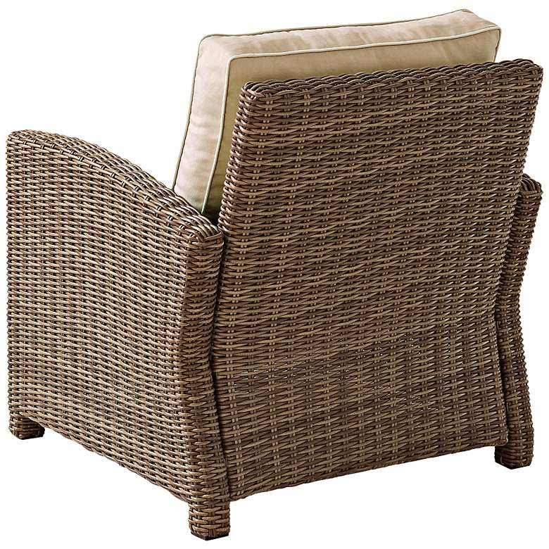 Image 2 Bradenton Rattan Wicker Sand Cushion Outdoor Armchair more views