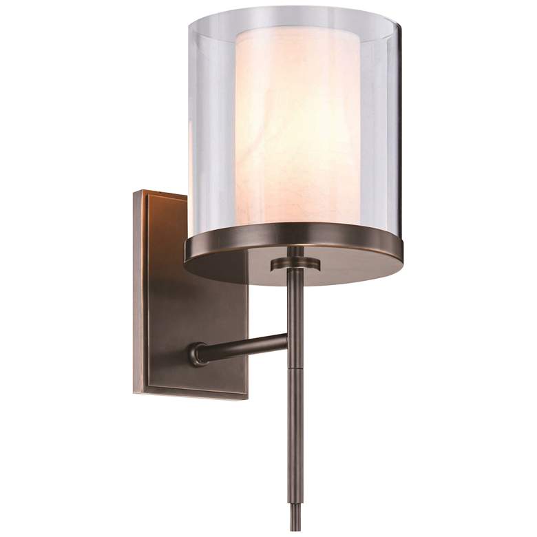 Image 1 Bradford 17" High Bronze 1-Light Wall Sconce