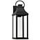 Bradford 20 3/4" High Black Outdoor Lantern Wall Light