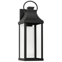 Bradford 20 3/4" High Black Outdoor Lantern Wall Light