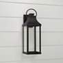 2_Bradford 20 3/4" High Black Outdoor Lantern Wall Light