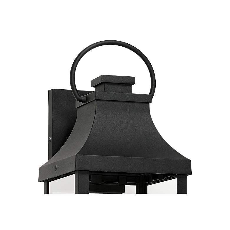 Image 4 Bradford 20 3/4" High Black Outdoor Lantern Wall Light more views