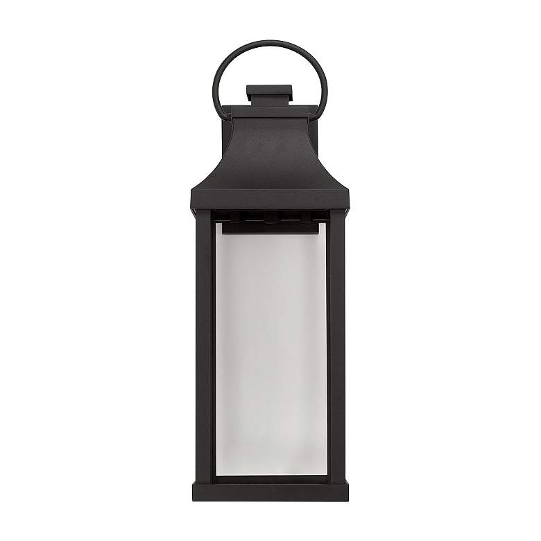 Image 7 Bradford 20 3/4" High Black Outdoor Lantern Wall Light more views