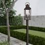 Bradford 26 3/4"H Oiled Bronze 3-Light Outdoor Post Lantern