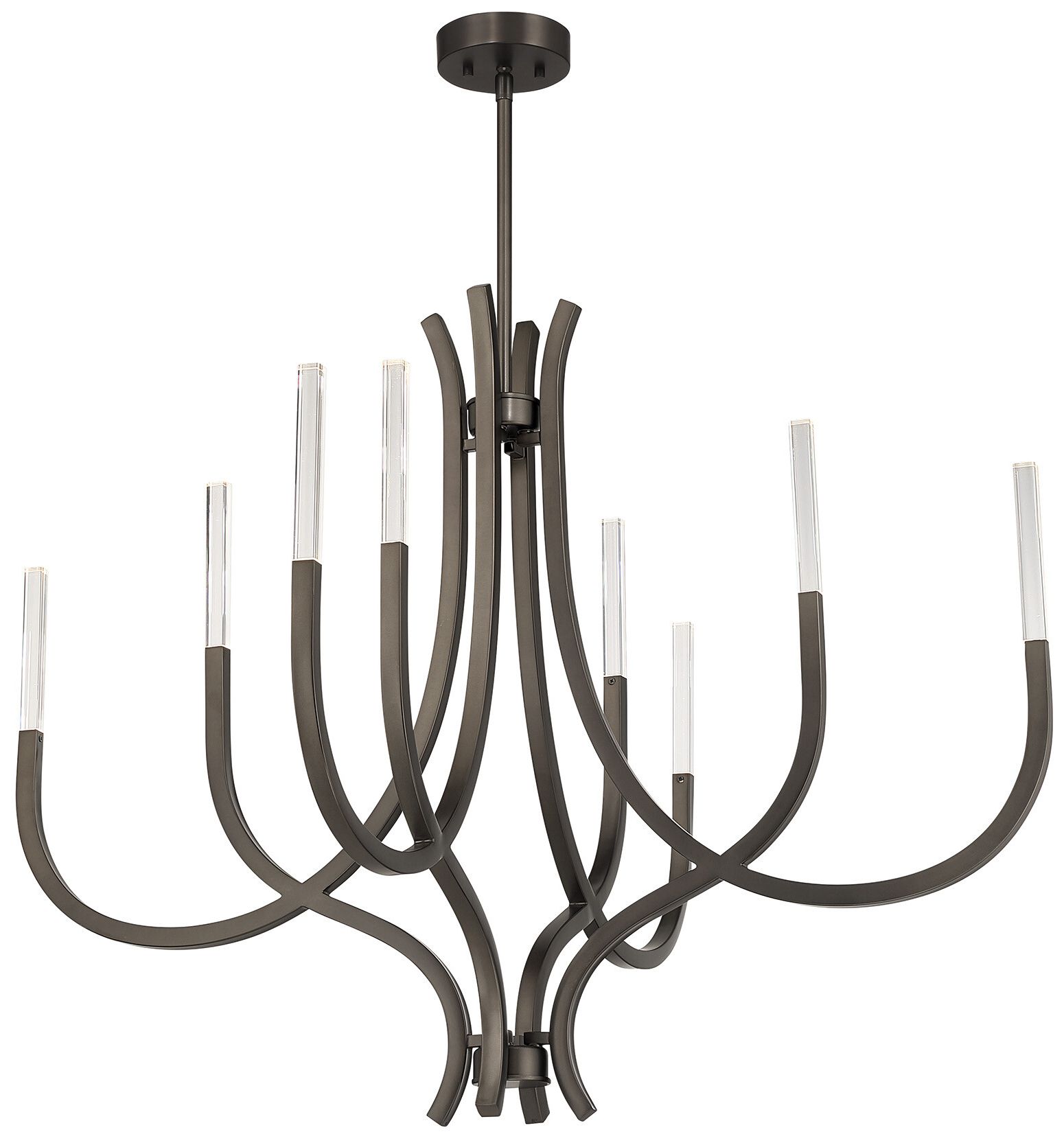 Image 3 Bradford 8-Light Chandelier in Mediterranean Bronze more views