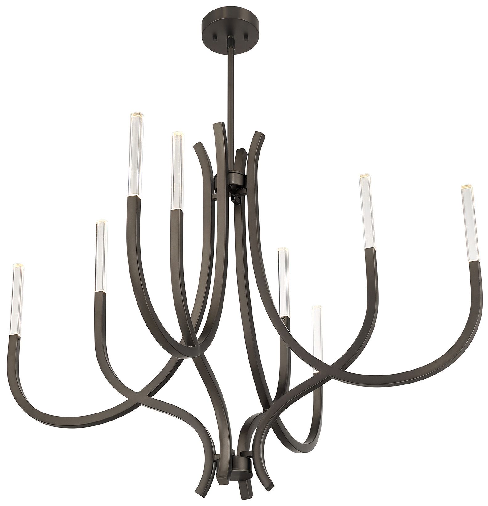 Image 4 Bradford 8-Light Chandelier in Mediterranean Bronze more views
