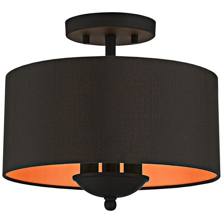 Image 3 Bradhurst 3 Light Black Semi-Flush Mount