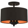 3_Bradhurst 3 Light Black Semi-Flush Mount