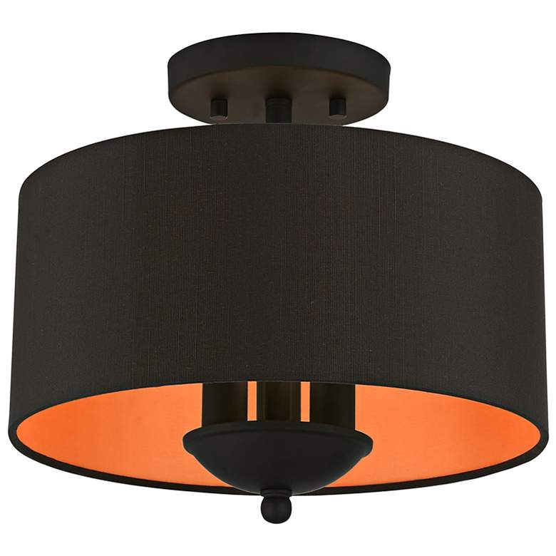 Image 5 Bradhurst 3 Light Black Semi-Flush Mount more views