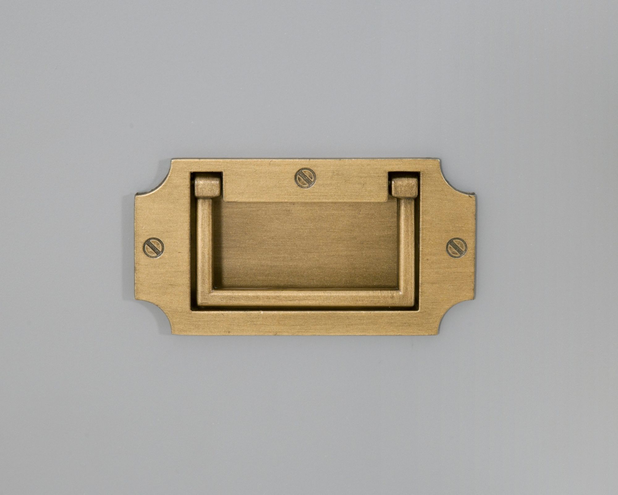 Bradley 35" Wide Dove Gray and Gold 2-Drawer Nightstands Set of 2