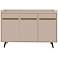Bradley 53.54 Buffet Stand with 4 Shelves in Off White