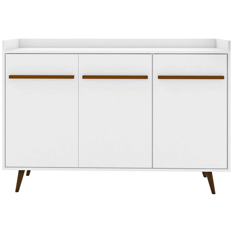 Image 2 Bradley 53.54 Buffet Stand with 4 Shelves in White