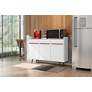 1_Bradley 53.54 Buffet Stand with 4 Shelves in White