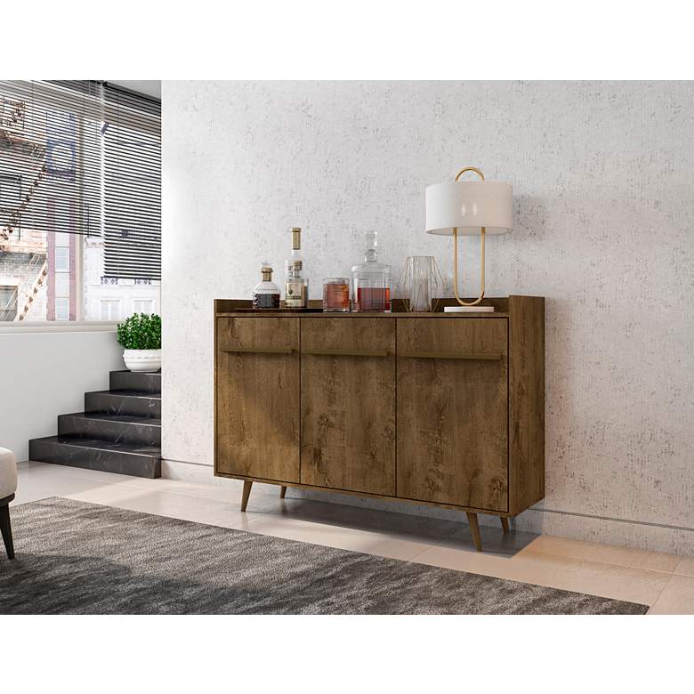 Image 1 Bradley 53.54 Stand Buffet in Rustic Brown