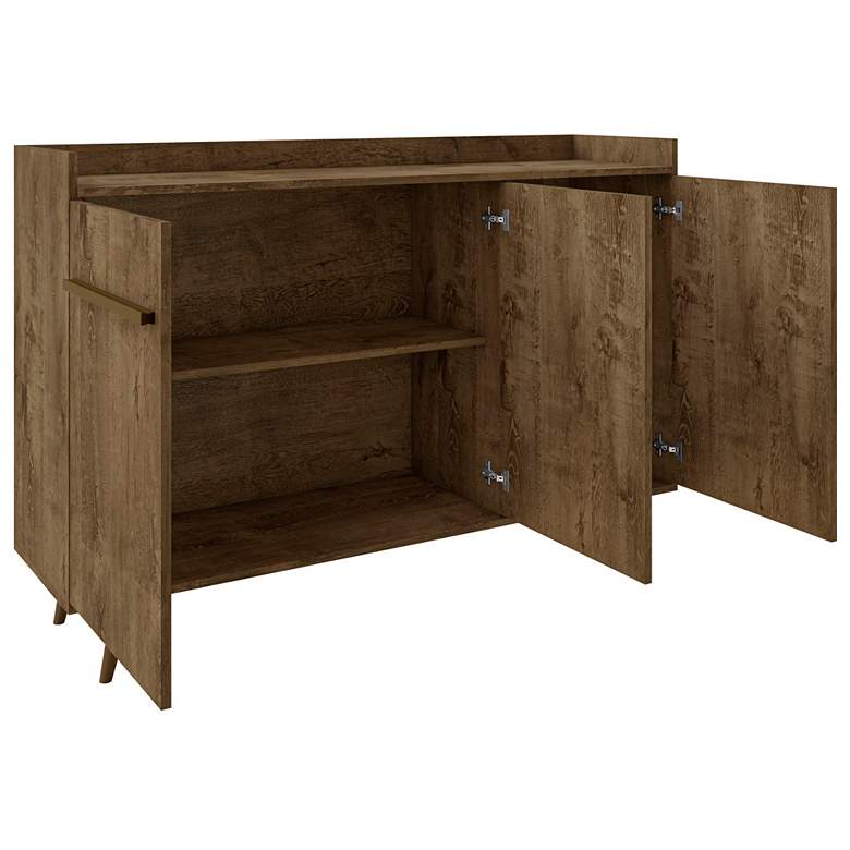 Image 3 Bradley 53.54 Stand Buffet in Rustic Brown more views
