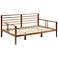 Bradley Caramel Solid Pine Wood Spindle Daybed