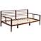 Bradley Walnut Solid Pine Wood Spindle Daybed