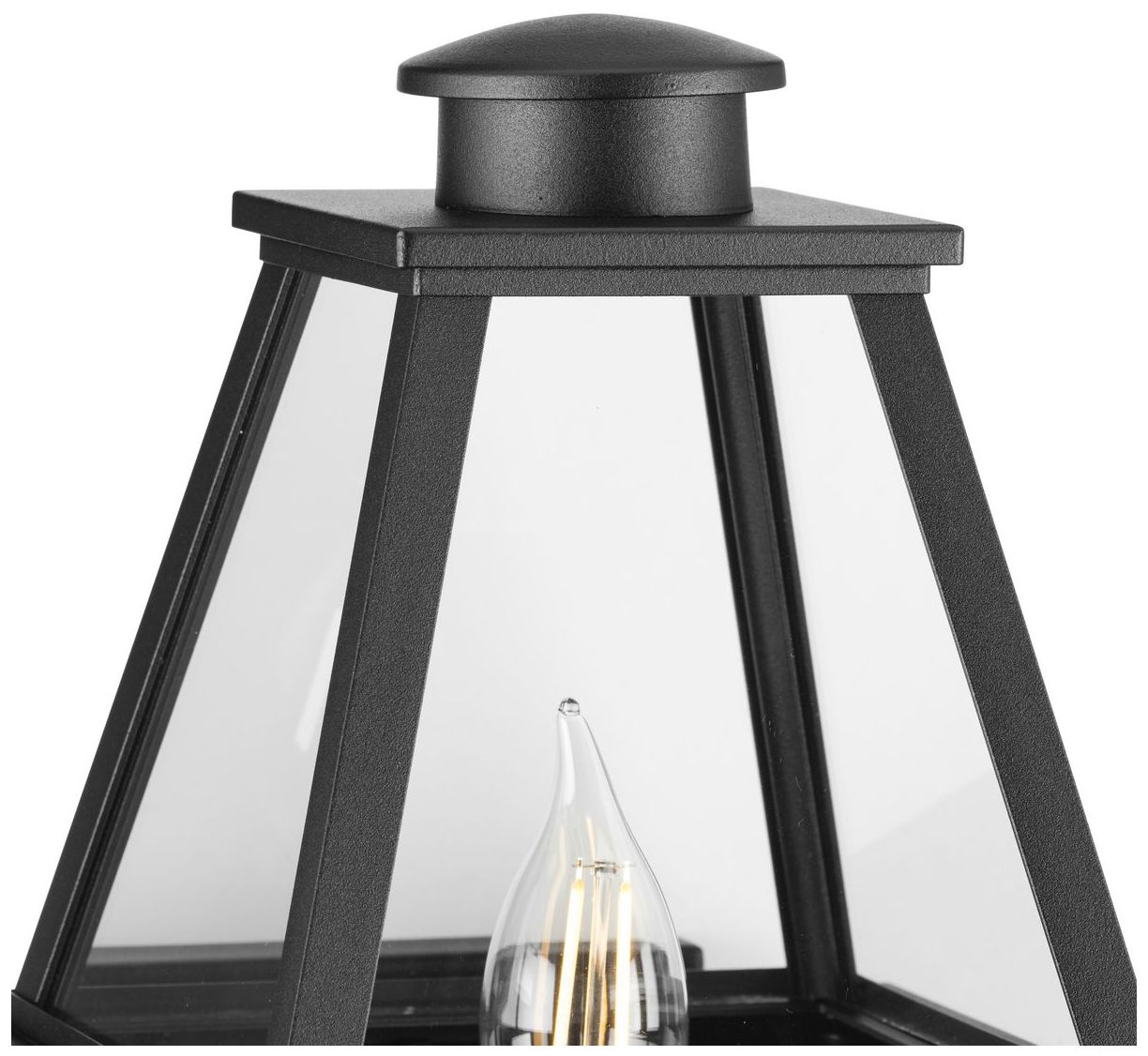 Image 6 Bradshaw Collection One-Light Clear Glass Small Outdoor Wall Lantern more views