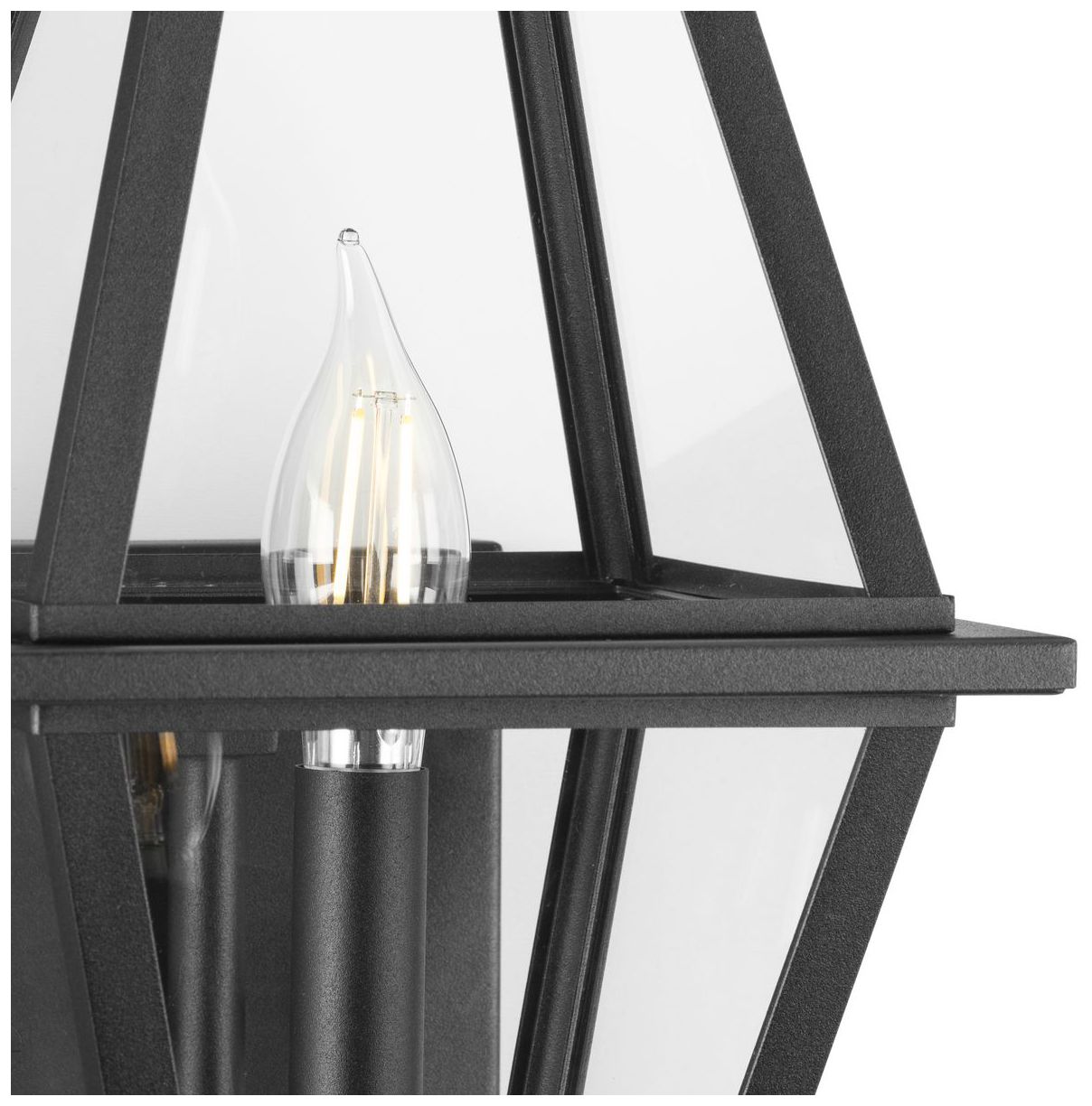 Bradshaw Collection One-Light Clear Glass Small Outdoor Wall Lantern