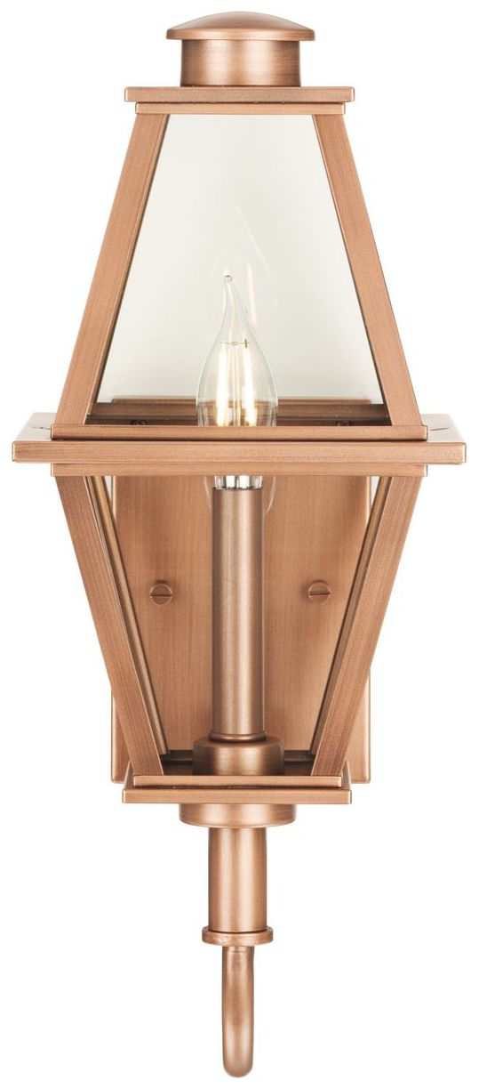 Image 3 Bradshaw Collection One-Light Clear Glass Small Outdoor Wall Lantern more views