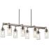 Braelyn 42"W Classic Pewter Kitchen Island Light Chandelier