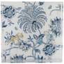 4_Braganza Clear Blue Animals and Florals Decorative Tray more views