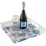 5_Braganza Clear Blue Animals and Florals Decorative Tray more views