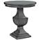Braham 26" Wide Magnet Burnished Gray Round Accent Table