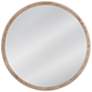 1_Brahms White-Washed Brown 36" Round Wall Mirror