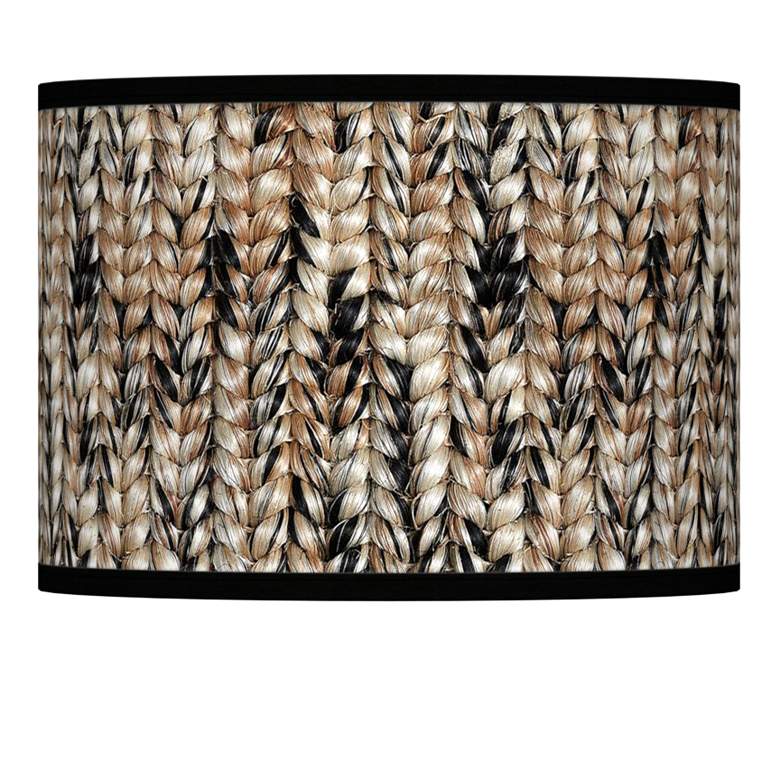 Image 1 Braided Jute Giclee Lamp Shade 13.5x13.5x10 (Spider)