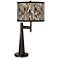 Braided Jute Giclee Novo Table Lamp