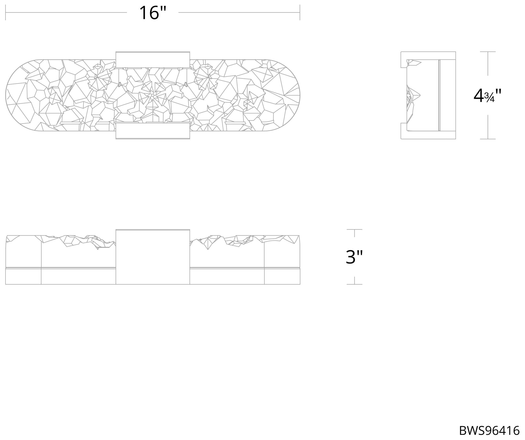 Image 6 Bramble 1 Light LED Bath Bar more views