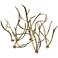 Branch 25" Wide Gold Metal Table Sculpture