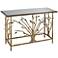 Branch Collection 47" Wide Gold Leaf Console Table
